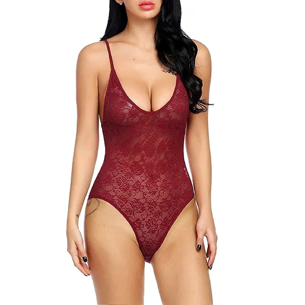 Maroon_Self_Design_Regular_Solid_Baby_Doll_Dress_|_For_Women
