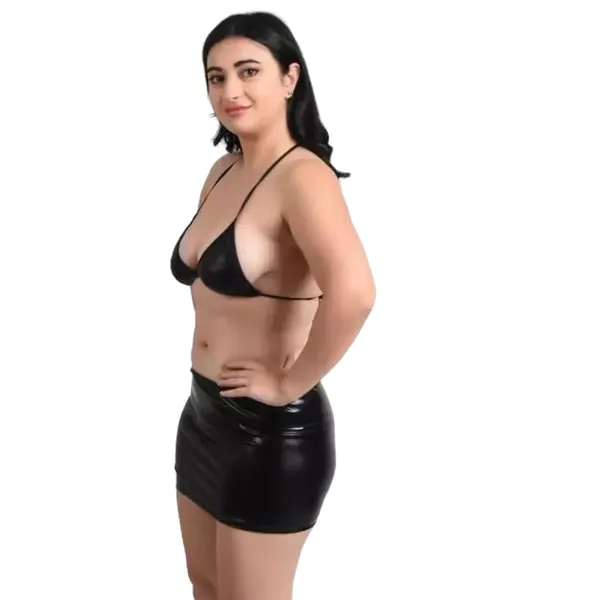Black_Cotton_Blend_Solid_Baby_Doll_|_For_Women