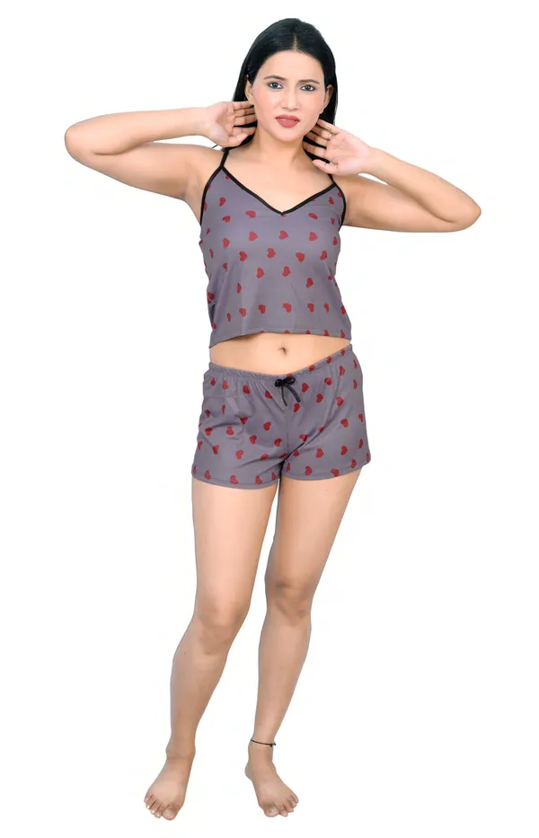 Grey_Regular_Solid_Baby_Doll_Lingerie_Set_|_For_Women