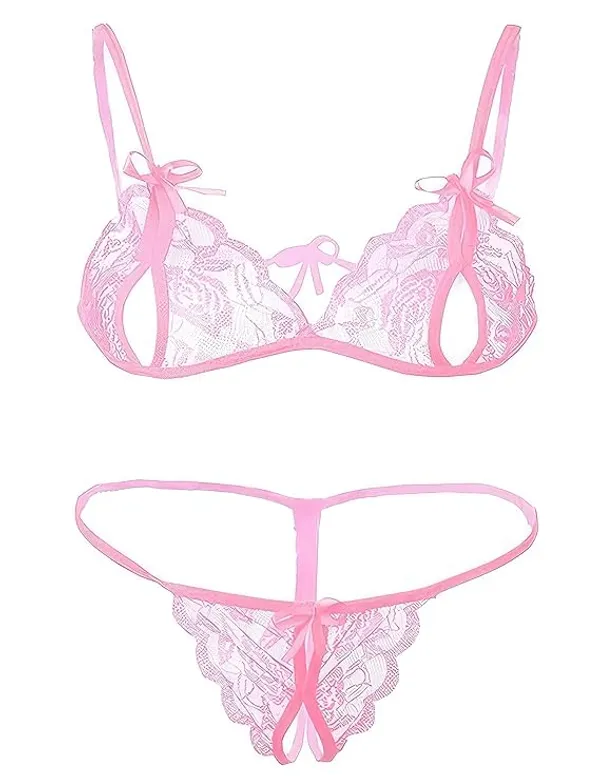 Pink_Regular_Solid_Baby_Doll_|_For_Women