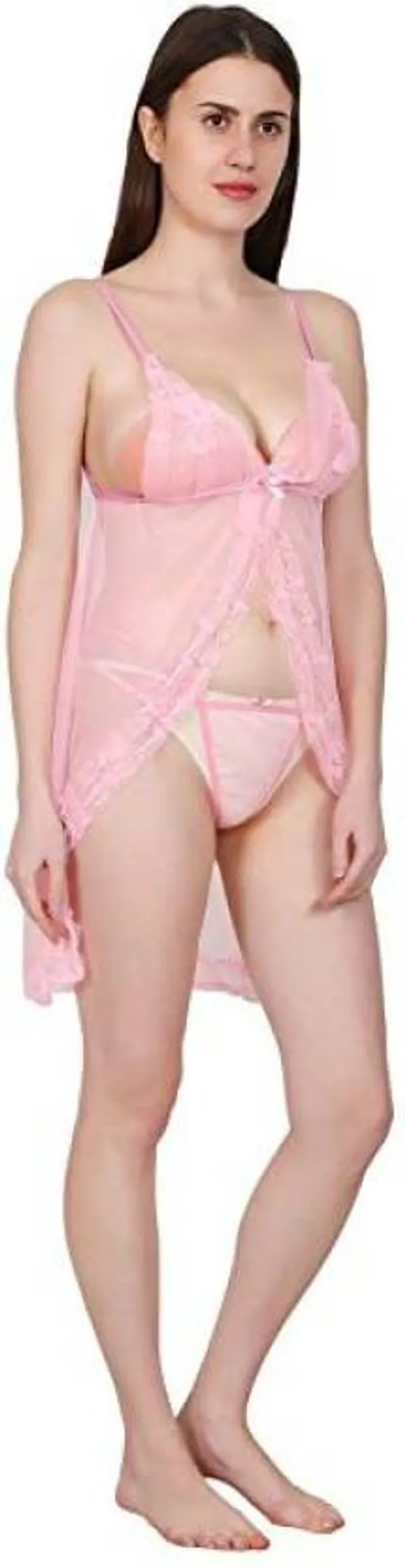 Pink_Regular_Solid_Self_Design_Lingerie_Set_|_For_Women