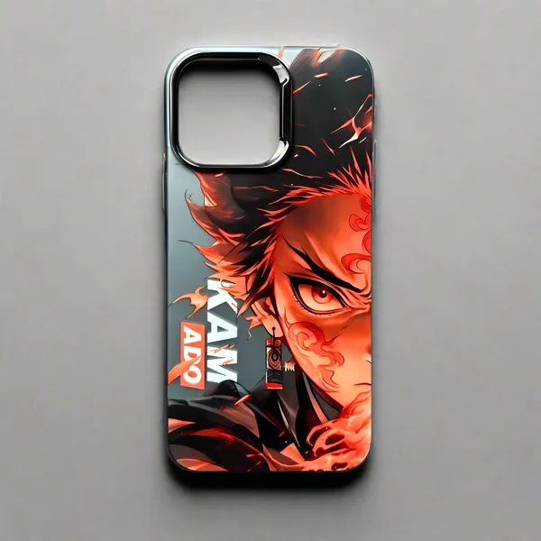 Demon_Slayer_Rengoku_3D_Anime_Back_Case_For_iPhone_15_Plus