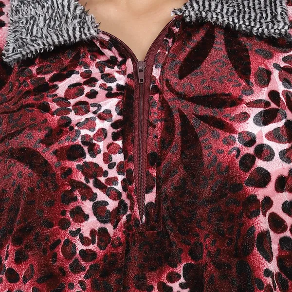 Pack_of_2_Woolen_Nighty_|_Orange_/_Wine_Velvet_Printed_Maxi_For_Women