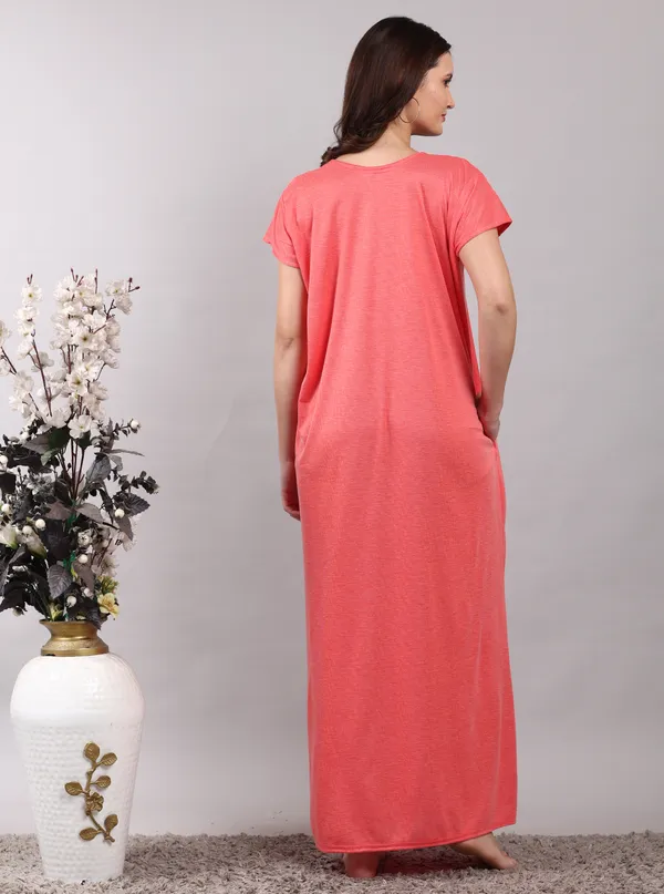 Light_Orange_Embroidery_Cotton_Nighty_For_Women_Best_For_Summer