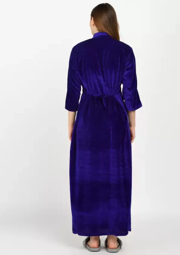Blue_Velvet_Solid_Nighty_For_Women