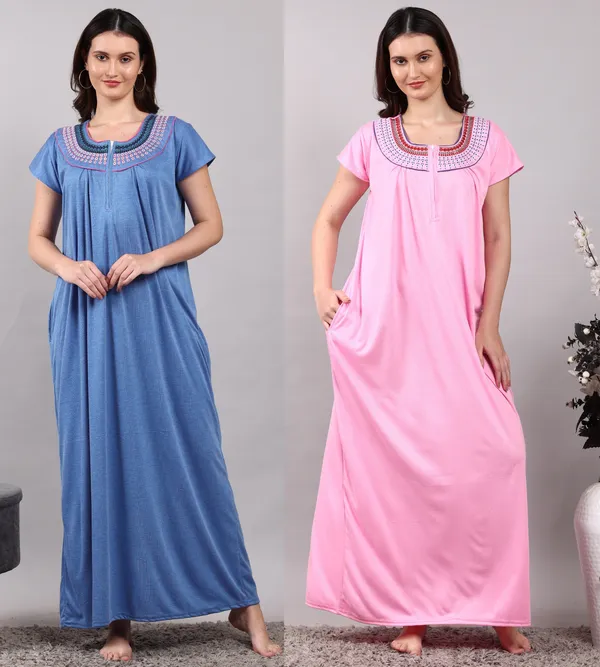 Pack_of_2_Blue_and_Pink_Hosiery__Nighty_For_Women_Best_For_Summer