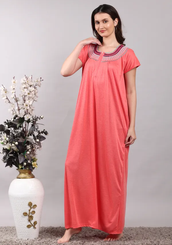 Pack_of_2_Orange_and_Pink_Hosiery_Nighty_For_Women