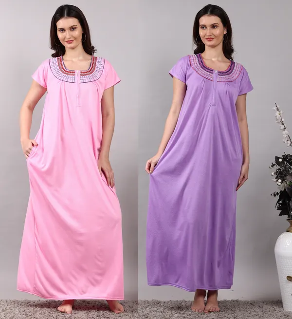 Pack_of_2_Pink_and_Purple_hosiery_nighty_For_women