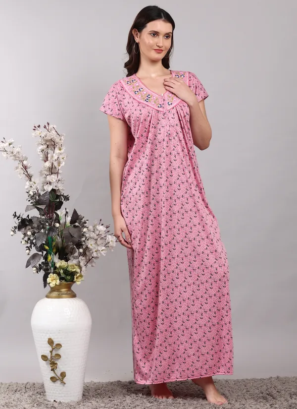 Pack_of_2_Pink_and_Sky_Embroidery_Hosiery_Nighty_For_Women