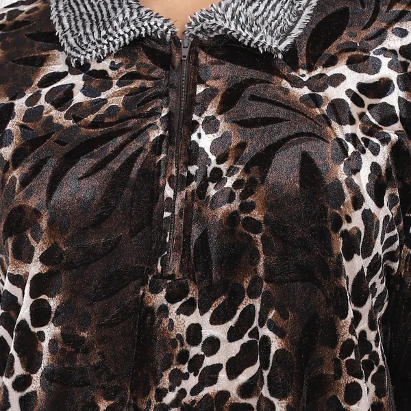 Pack_of_2_Woolen_Nighty_|_Brown_/_Orange_Velvet_Printed_Maxi_For_Women