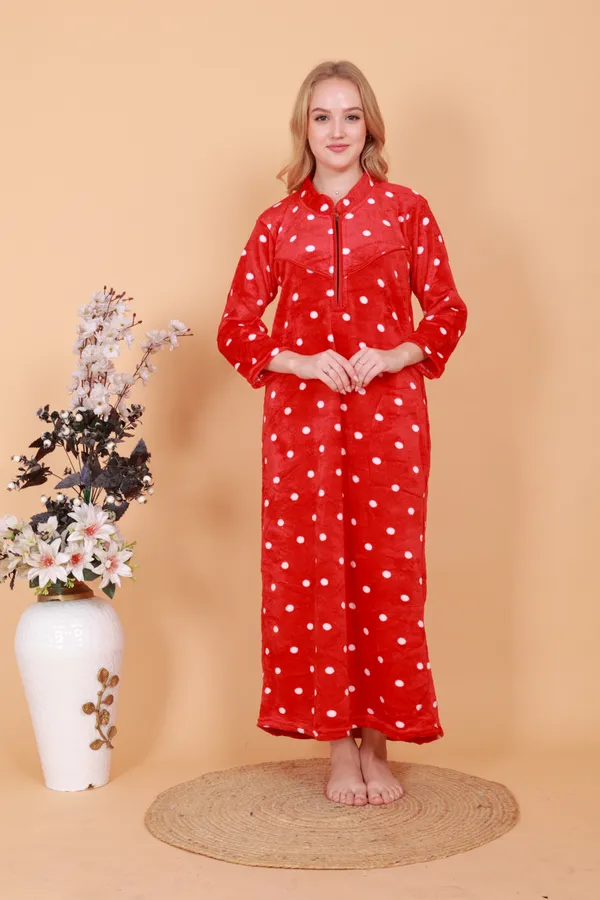 Red_Furlanko_Polka_Dot_Nighty_For_Women