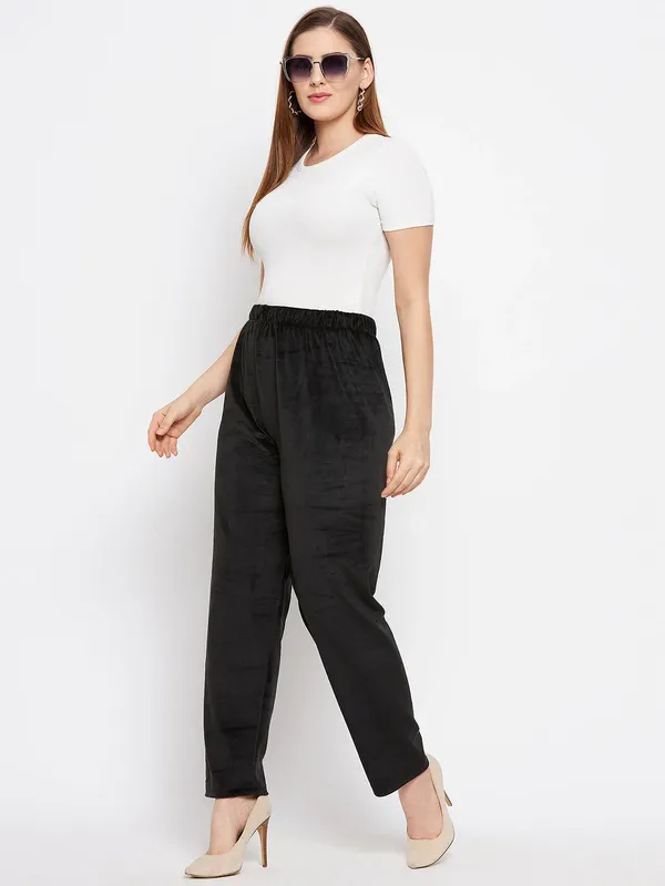 Women’s_Velvet_Winter_Lower_Pajama_Pack_of_2_|_Grey_&_Black_|_Soft_Warm_Fabric_|_Elastic_Waist_Casual_Track_Pants