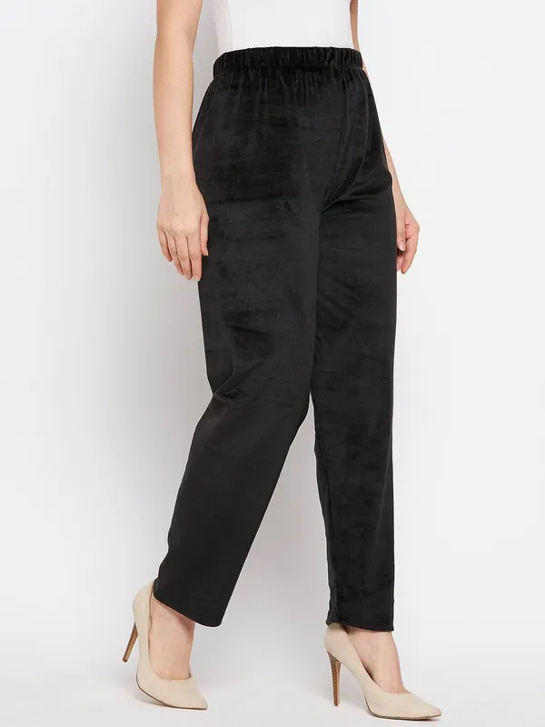 Women’s_Velvet_Winter_Lower_Pajama_Pack_of_2_|_Navy_&_Black_|_Soft_Warm_Fabric_|_Elastic_Waist_Casual_Track_Pants