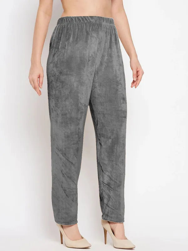 pack_of_3_Women_velvet_winter__pajama_|_Soft_&_Warm_Elastic_Waist_Lounge_Pants_