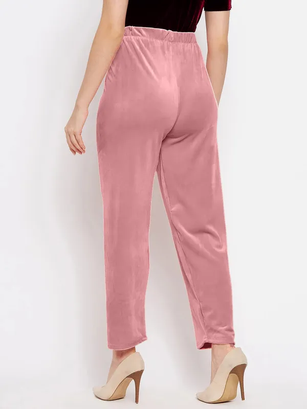 pack_of_3_Women_velvet_winter__pajama_|_Soft_&_Warm_Elastic_Waist_Lounge_Pants_