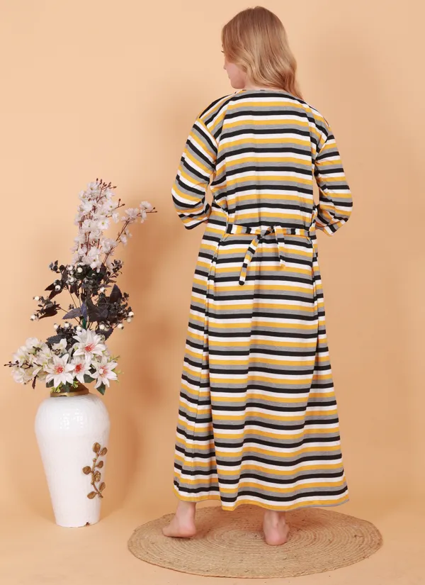 Pack_of_2_Woolen_Nighty_|_Multicolor_Fleece_/_Cotswool_Embroidery_With_Stripe_Design_Maxi_For_Women
