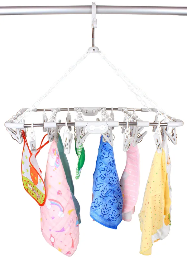 Grey_30_Clothes_Pin_Drying_Stainless_Steel_Folding_Space_Saving_Travel_Rotatable_Clips,_Clothesline_Hanging_Underwear_Socks_Laundry_Drying_Hanger_Rack