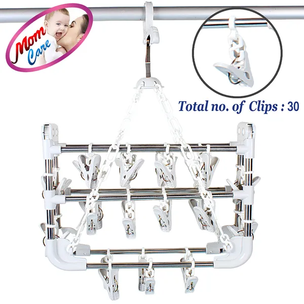 Grey_30_Clothes_Pin_Drying_Stainless_Steel_Folding_Space_Saving_Travel_Rotatable_Clips,_Clothesline_Hanging_Underwear_Socks_Laundry_Drying_Hanger_Rack