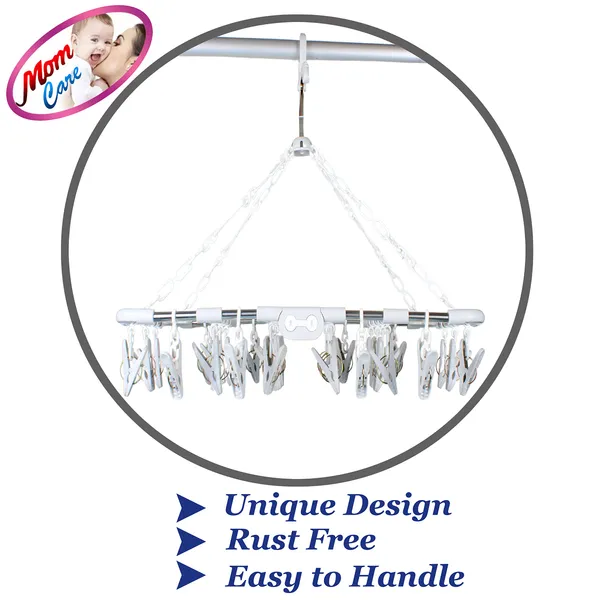 Grey_30_Clothes_Pin_Drying_Stainless_Steel_Folding_Space_Saving_Travel_Rotatable_Clips,_Clothesline_Hanging_Underwear_Socks_Laundry_Drying_Hanger_Rack