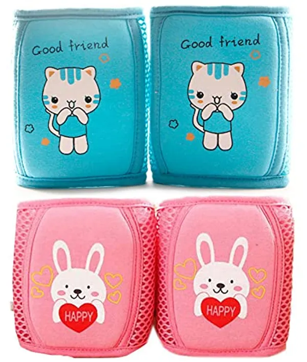 Blue_&_Pink_Baby_Knee_&_Elbow_Pad_For_Crawling_Toddlers,_Infant,_Girl,_Boys,_Safety_Protector_Comfortable_Cap_For_Leg_And_Hand_Ideal_For_12-24_Months_Babies.(Set_Of_2_Pair)_And