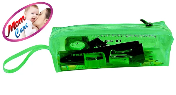 Green_Transparent_Pencil_Pouch,_School_Pencil_Box_With_Zipper,_Students_Pencil_Case_Large_Capacity,_Makeup_Pouch,_Stationery_Bag_For_Students_Girls_Adults_Office_Transparent