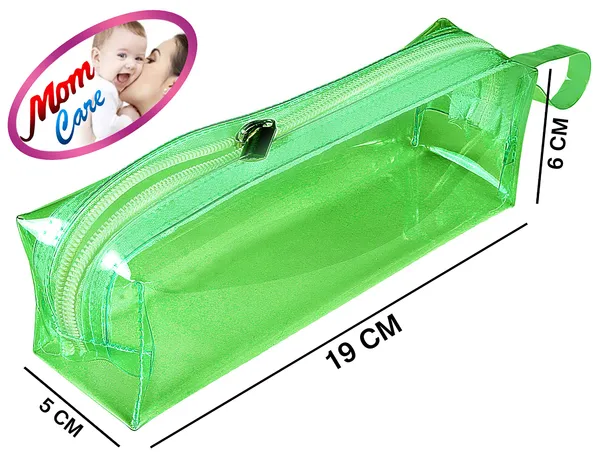 Green_Transparent_Pencil_Pouch,_School_Pencil_Box_With_Zipper,_Students_Pencil_Case_Large_Capacity,_Makeup_Pouch,_Stationery_Bag_For_Students_Girls_Adults_Office_Transparent