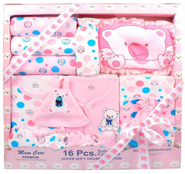 Pink_Newborn_Gift_Set_Has_All_Born_Baby_Items_For_Both_Newly_Born_Baby_Boy_Or_Girl_For_Or_Girls_Unisex_16Pcs_Set
