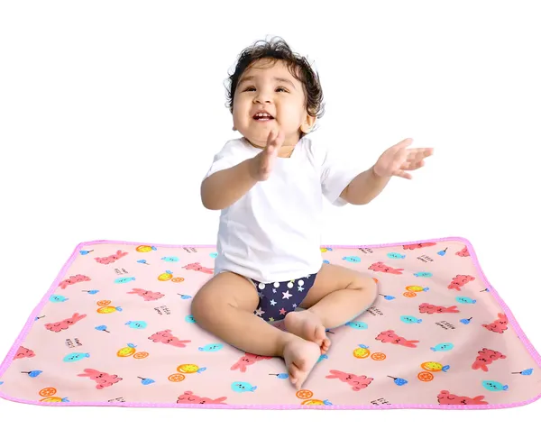 Pink_Baby_Urine_Sheet,_Fleece_Nappy_Changing_Mat,_Water_Proof,_Dry_Sheet,_B_Protector,_Super_Absorbent,Quick_Dry_For_0-6_Months