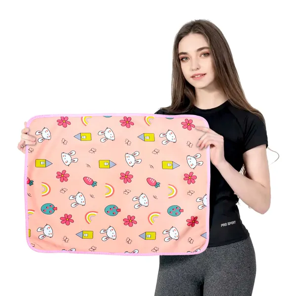 Pink_Baby_Urine_Sheet,_Fleece_Nappy_Changing_Mat,_Water_Proof,_Dry_Sheet,_B_Protector,_Super_Absorbent,Quick_Dry_For_0-6_Months