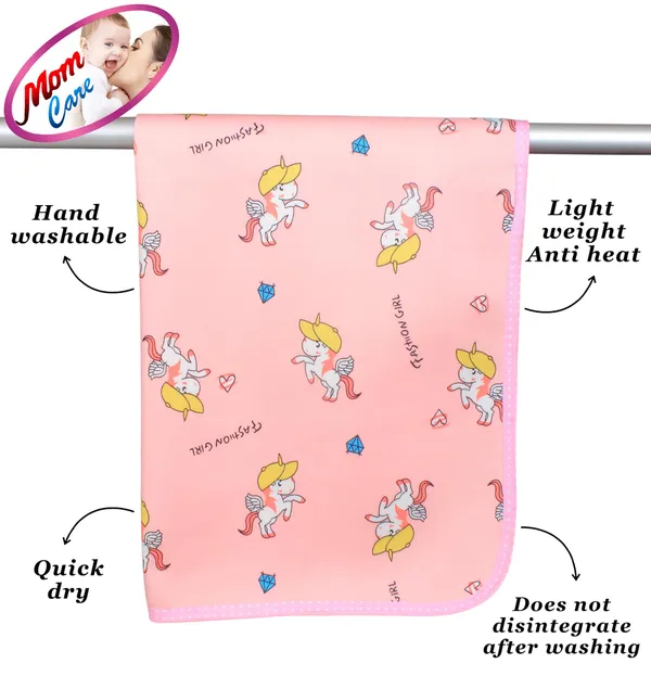Pink_Baby_Urine_Sheet,_Fleece_Nappy_Changing_Mat,_Water_Proof,_Dry_Sheet,_B_Protector,_Super_Absorbent,Quick_Dry_For_0-6_Months