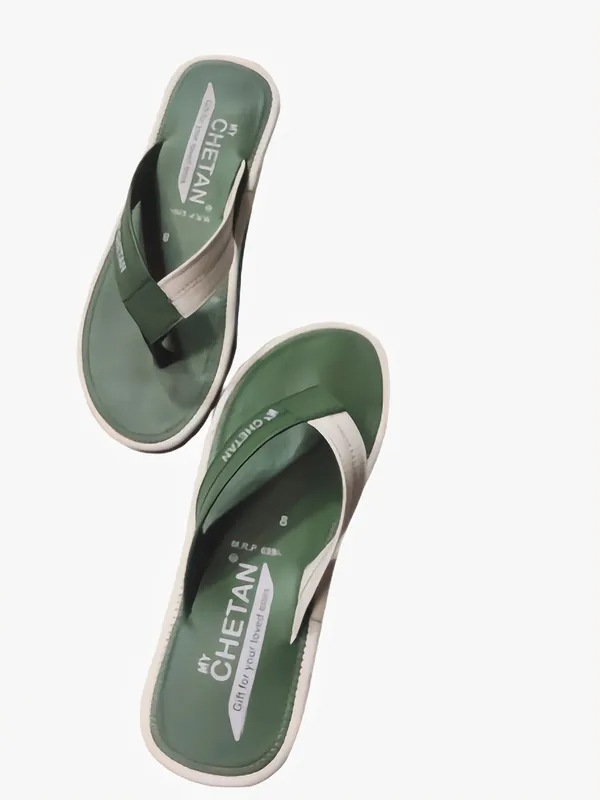 Mehandi_Green_Stylish_Premium_Slippers_For_Men