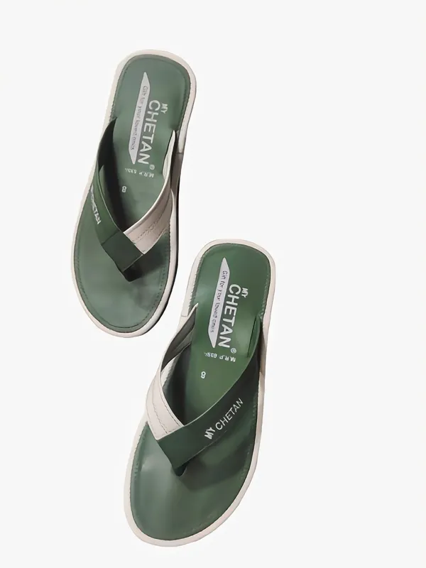 Mehandi_Green_Stylish_Premium_Slippers_For_Men