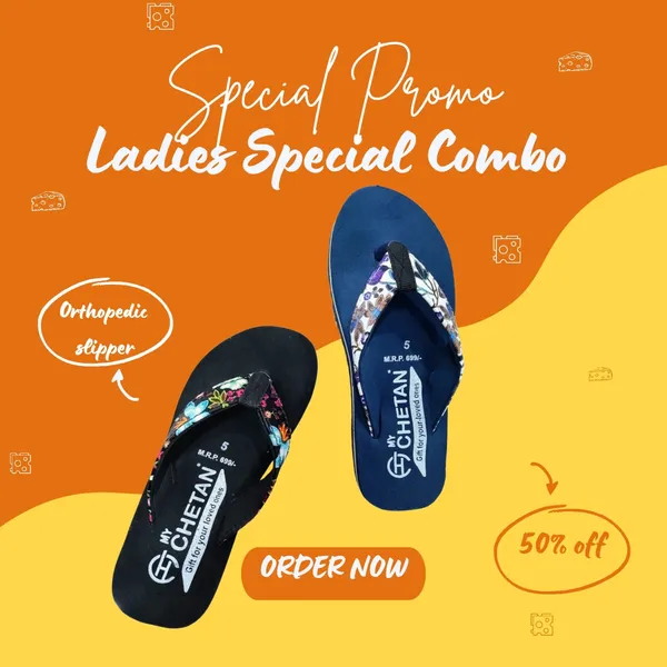 Combo_of_2_Ortho_Soft_Slippers_For_Women