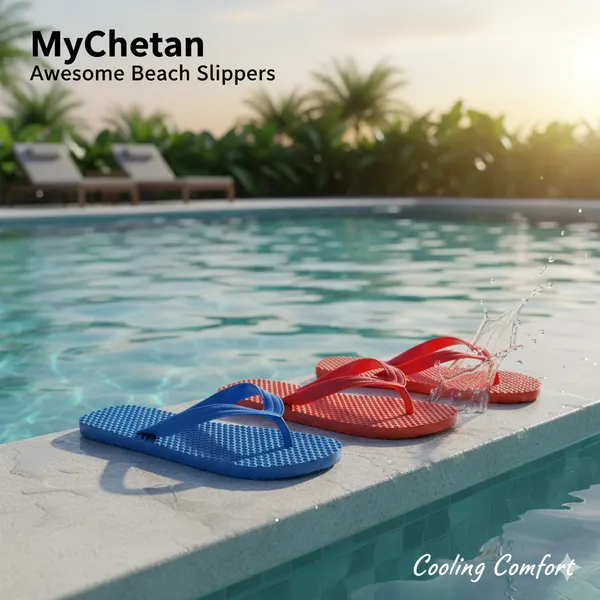MyChetan_Health_Rubber_Slippers_for_Men_–_Combo_Pack_of_2_(Red_&_Blue)_|_Comfortable_Daily_Wear_Slippers