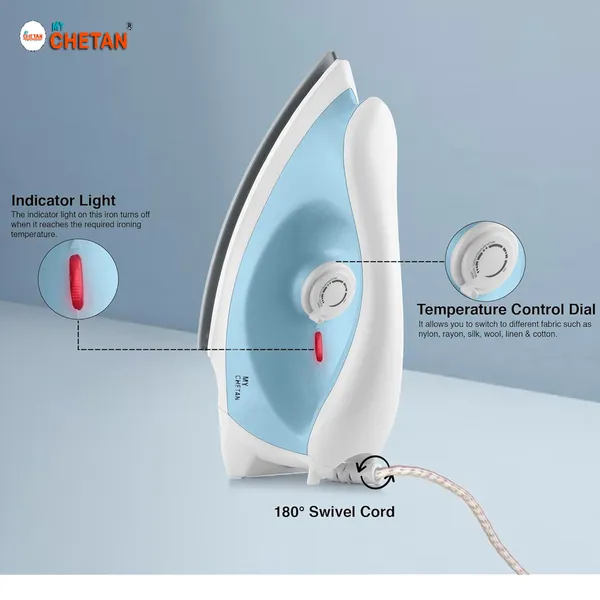 MyChetan_Light_Weight_Automatic_Dry_Iron_Amy_Plus_Blue_750W