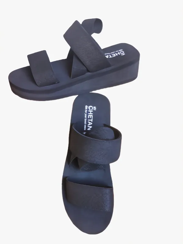 Black_Stylish_Premium_Sandals_For_Women