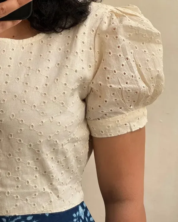Blue_&_White__Midi_Cotton_Casual_Dresses_for_women