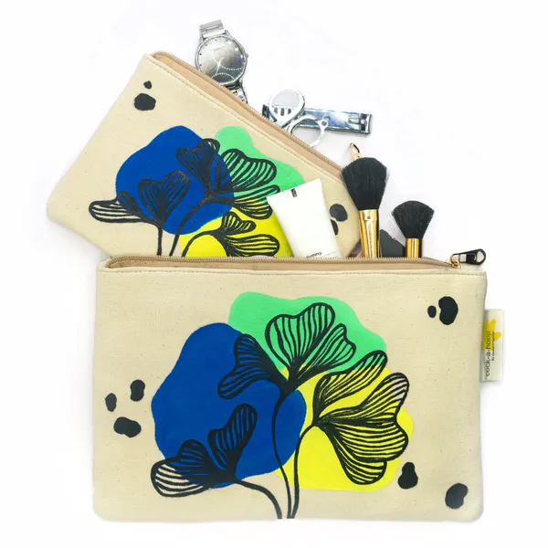 Multicolor_Casual_Khadi_Cloth_Hand_Painted_Pouches_For_Womens_&_Girls_(Kelp)