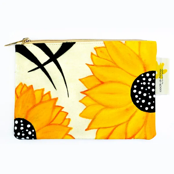 Multicolor_Casual_Khadi_Cloth_Hand_Painted_Pouches_For_Womens_&_Girls_(Sunflower)