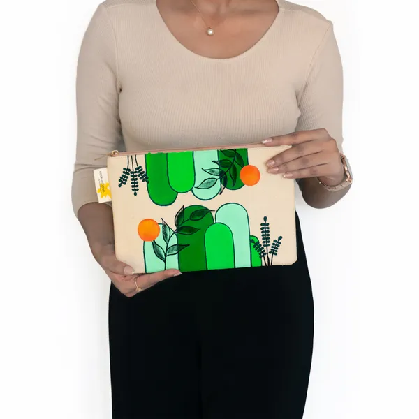Multicolor_Casual_Khadi_Cloth_Hand_Painted_Pouches_For_Womens_&_Girls_(Cacti)