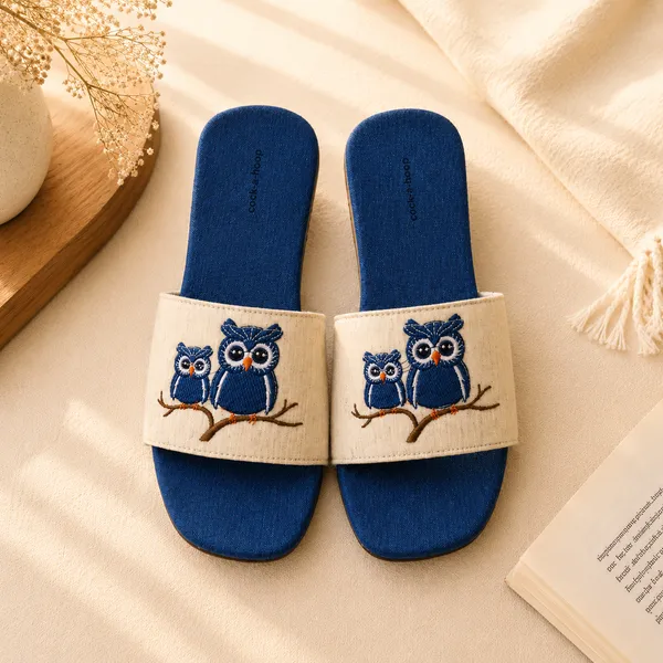 Owl_Embroidered_Slippers