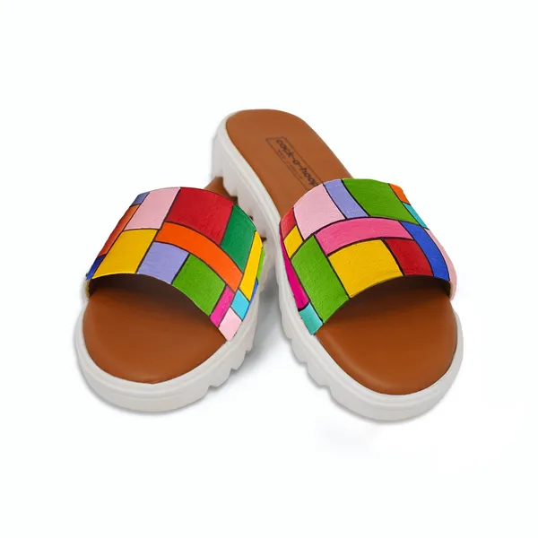 Hand-Painted_Sliders_For_Womens_&_Girls_|__Casual_Water_Resistant_Paint_(Candy_Pop)