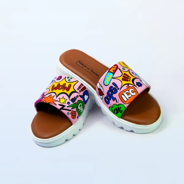 Hand-Painted_Sliders_For_Womens_&_Girls_|__Casual_Water_Resistant_Paint__(Pop)