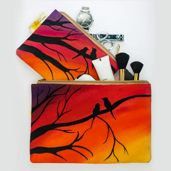 Multicolor_Casual_Khadi_Cloth_Hand_Painted_Pouches_For_Womens_&_Girls_(Dusk)