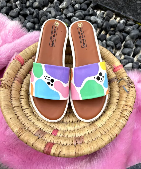 Multicolor_Casual_Water_Resistant_Hand-Painted_Material_Sliders_For_Womens_&_Girls_(Blobs)