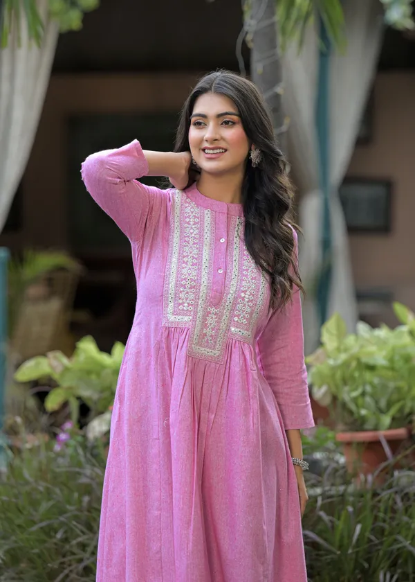 Meera_Pink_Kurta_Pant_Set