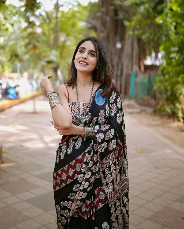 Ajrakh_Primum_Modal_Silk_Saree_With_Blouse