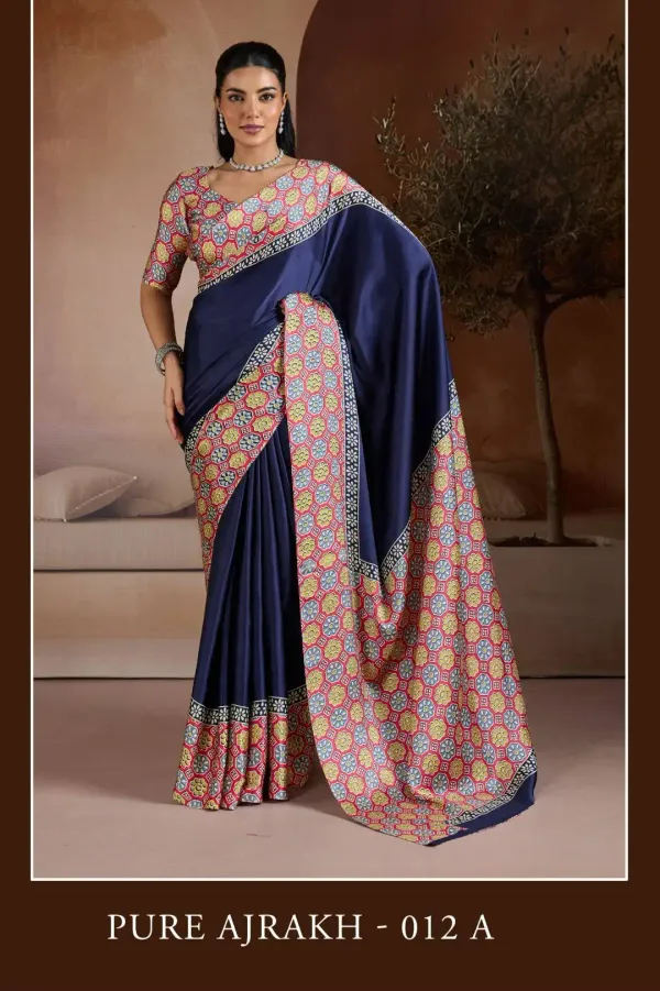 Navy_Blue_Festival_Satin_Classic_Saree