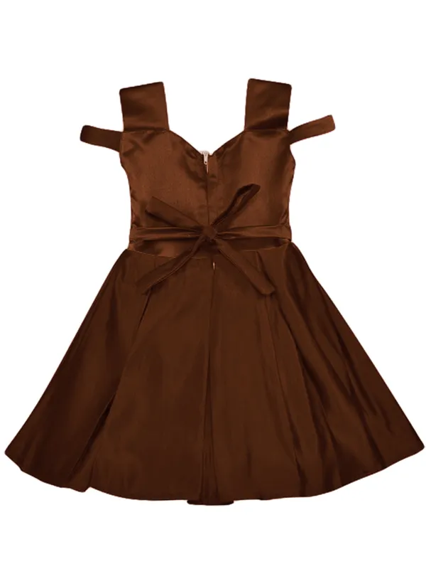 Choco_Chic_Cold-Shoulder_Frock