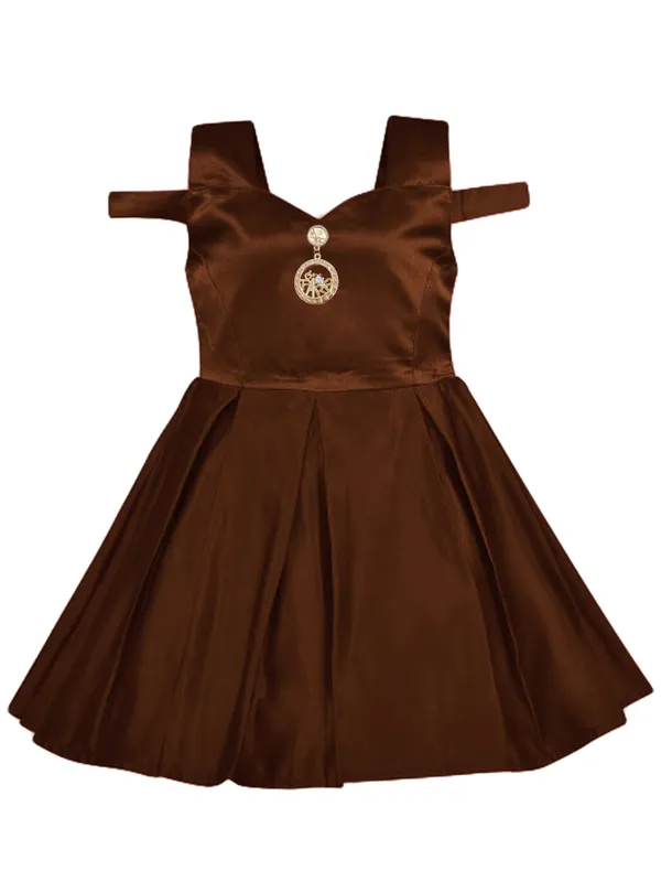 Choco_Chic_Cold-Shoulder_Frock